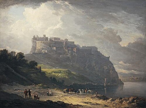 Edinburgh Castle and the Nor' Loch, 1824, Alexander Nasmyth