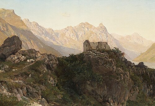Landschaft am Luganersee., 1911, Fulvia Bisi