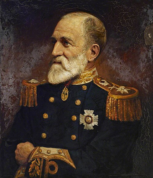 Rear-Admiral Sir William Wharton (1843-1905), 1908, Harry Milward Allen