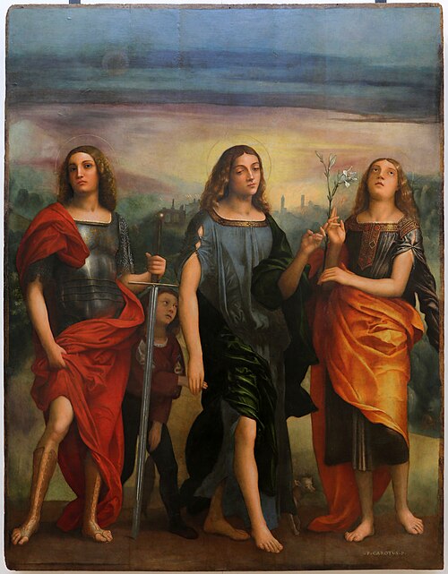 I tre arcangeli, , Giovanni Francesco Caroto