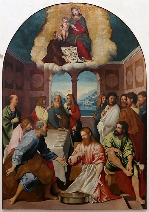 Lavanda dei piedi, , Giovanni Francesco Caroto