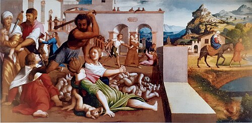 Strage degli Innocenti, 1527, Giovanni Francesco Caroto