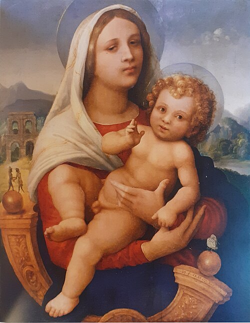 Madonna della farfalla, , Giovanni Francesco Caroto