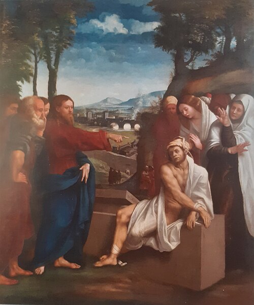 Resurrezione di Lazzaro, 1531, Giovanni Francesco Caroto