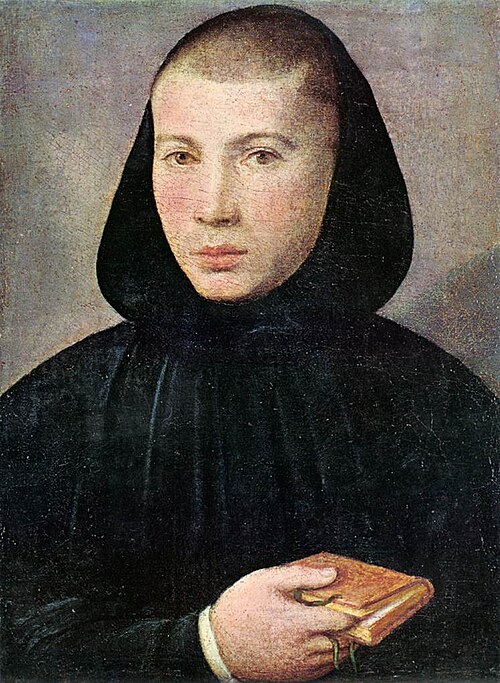 Portrait of a Young Benedictine, 1550, Giovanni Francesco Caroto
