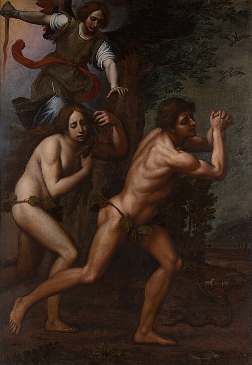 The Expulsion of Adam and Eve from Paradise, 1627, Domenico Cresti