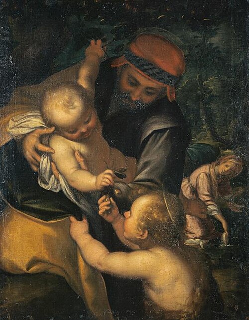 The Rest on the Flight into Egypt, 1600, Giovanni Battista Paggi