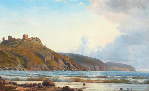 The coast of Bornholm near Hammershus, 1879, Holger Drachmann