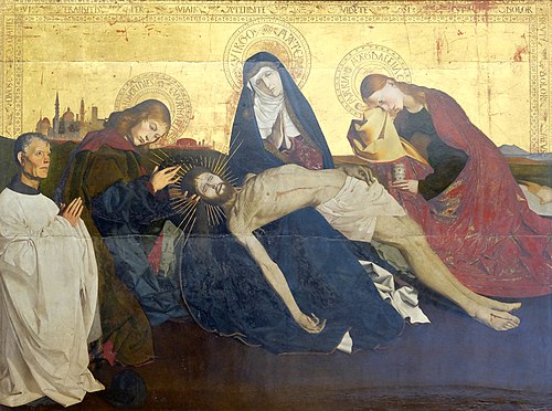 Pietà de Villeneuve-lès-Avignon, 1455, Enguerrand Quarton