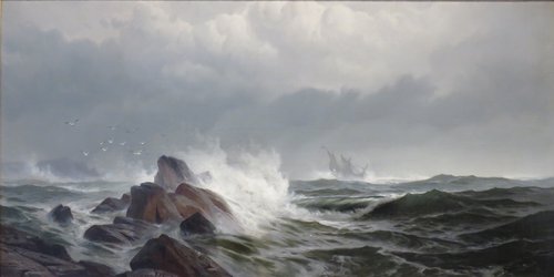 Off Norman's Woe, 1872, Edward Moran