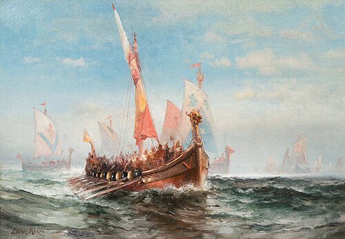 Viking Armada, , Edward Moran