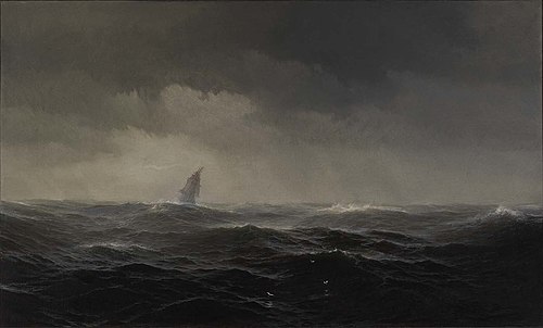 The Sea, 1870, Edward Moran