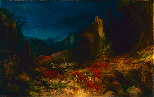 The Valley in the Sea, 1862, Edward Moran