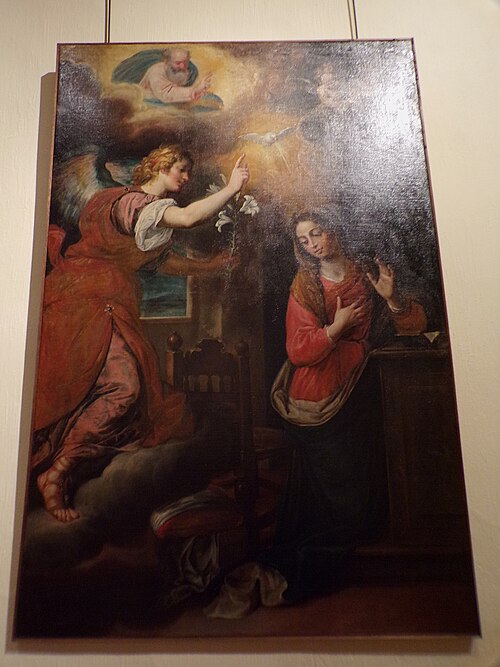 Annunciation, 1700, Domenico Fiasella