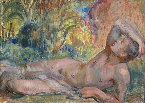 The Dying Adonis, 1915, Magnus Enckell