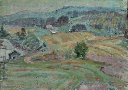 Saarijärvi Landscape, 1915, Magnus Enckell