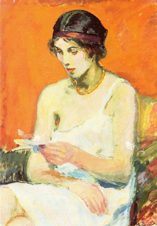 Woman in her Petticoat, 1912, Magnus Enckell