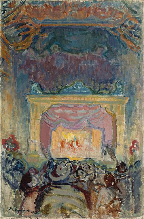 The Variety Theatre in Paris, 1912, Magnus Enckell