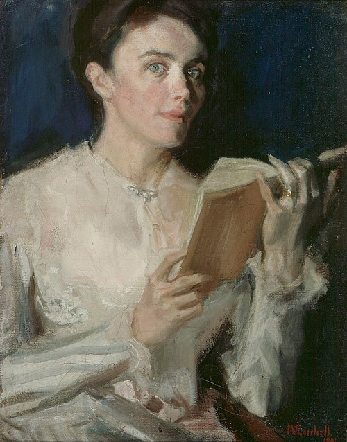 Portrait of Mrs E. Gadolin-Lagervall, 1901, Magnus Enckell