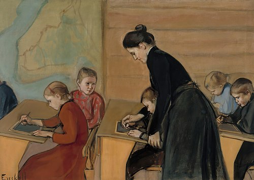Elementary School, 1899, Magnus Enckell