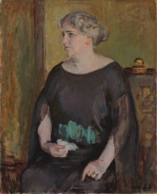 Portrait of Mrs. Lydia Keirkner, 1922, Magnus Enckell