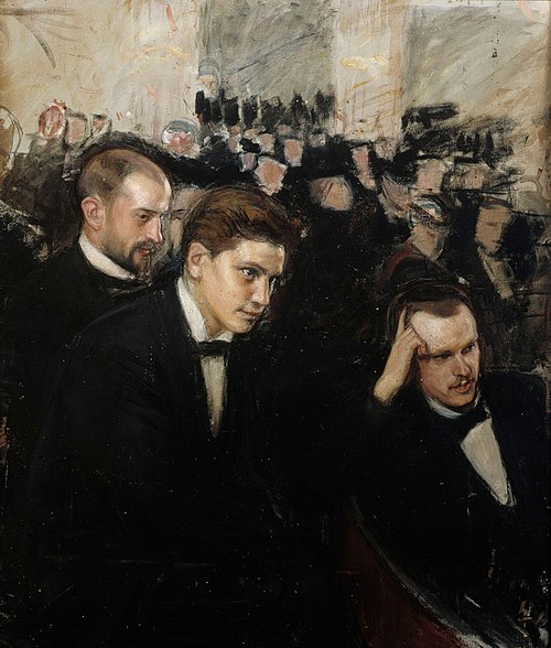 Listeners of Music, 1897, Magnus Enckell