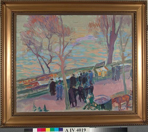 Strand vid Seine, 1912, Magnus Enckell