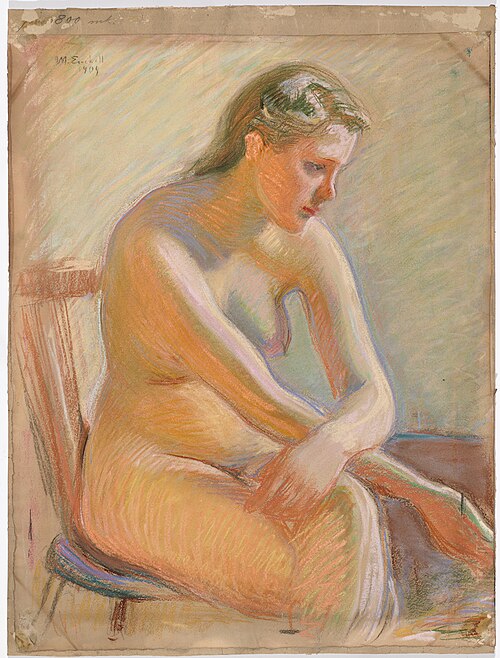 Nude, 1909, Magnus Enckell