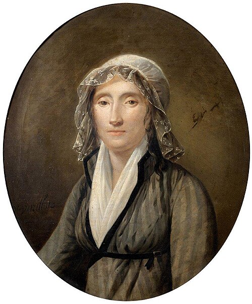 Portrait de madame Goujon, née Ricard en 1745 mère du conventionnel, 1802, Adèle Varillat