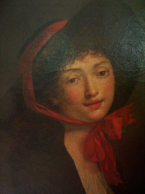 Autoportrait au chapeau rouge, , Adèle Varillat