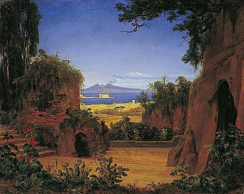 Vesuvius landscape, 1852, August Wilhelm Julius Ahlborn