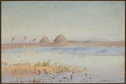 Landscape study – Day in autumn, , Stanisław Straszkiewicz