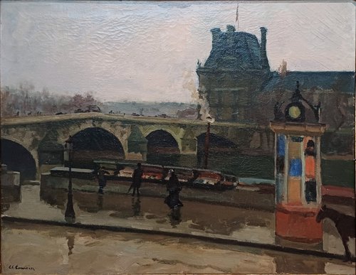 Pont Royal in Grey Weather, 1905, Charles Camoin