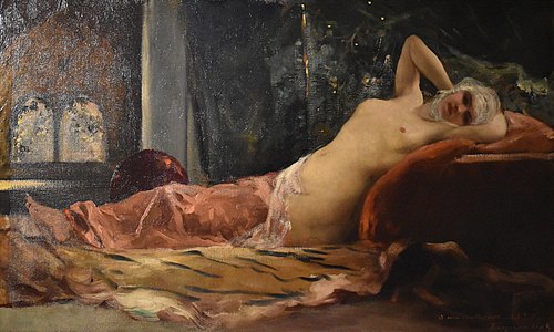 Odalisque, 1900, Jean-Joseph Benjamin-Constant