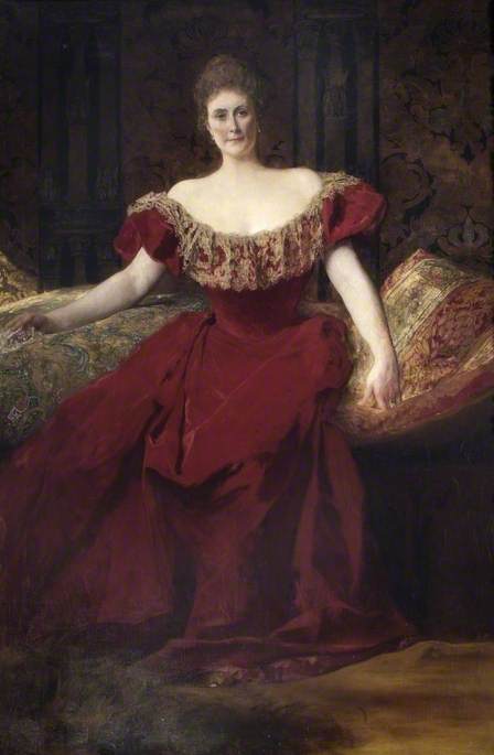 Henrietta Maria Walter (1843–1935), Wife of Arthur Fraser Walter of Bearwood, High Steward of Woking, 1896, Jean-Joseph Benjamin-Constant