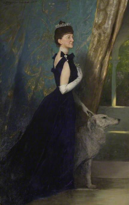 Sophia, Lady J. Paston Cooper, 1899, Jean-Joseph Benjamin-Constant