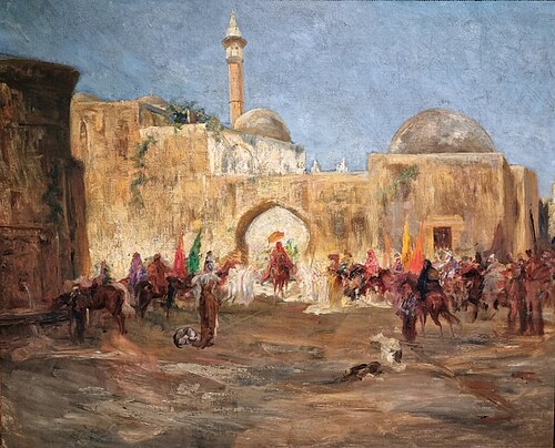 La sortie de la mosquée, 1872, Jean-Joseph Benjamin-Constant
