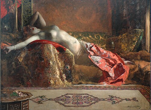 Reclining Odalisque, 1870, Jean-Joseph Benjamin-Constant