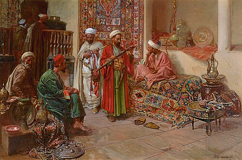 At the Bazaar, , Jean-Joseph Benjamin-Constant