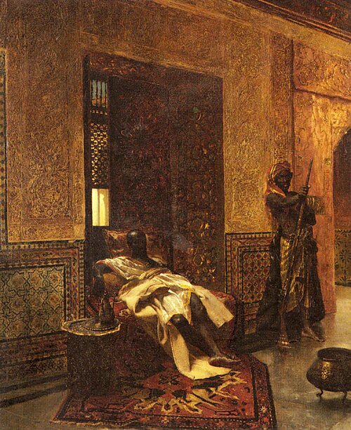 Guarding the Chieftain, , Jean-Joseph Benjamin-Constant