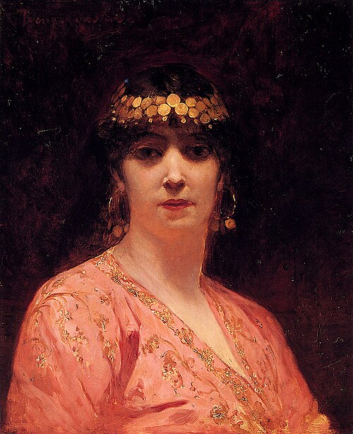 Portrait of an Arab Woman, , Jean-Joseph Benjamin-Constant