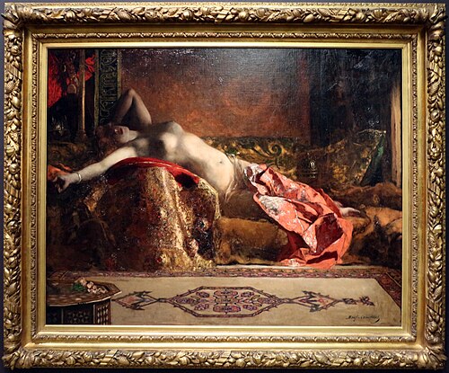 L'Odalisque allongée, 1870, Jean-Joseph Benjamin-Constant