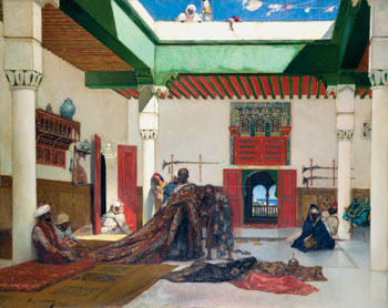 Marchand de tapis à Tanger, 1883, Jean-Joseph Benjamin-Constant