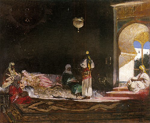 Scène de harem, 1876, Jean-Joseph Benjamin-Constant