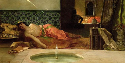 Odalisque, 1880, Jean-Joseph Benjamin-Constant