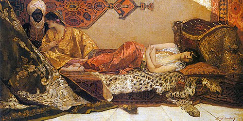 Odalisque, 1882, Jean-Joseph Benjamin-Constant