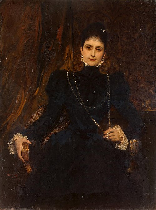 Portrait of Marina Derviz, 1899, Jean-Joseph Benjamin-Constant