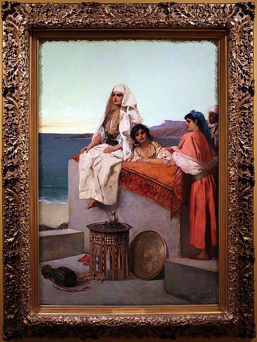 Evening on the Seashore—Tangiers, 1891, Jean-Joseph Benjamin-Constant