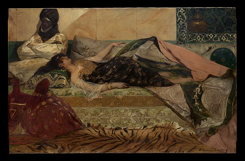 Odalisque, 1883, Jean-Joseph Benjamin-Constant