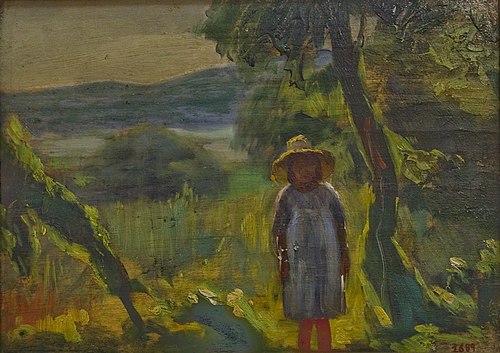 Figura amb paisatge, 1800, Enric Galwey García
